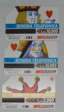 3 SCHEDE TELEFONICHE TELECOM -