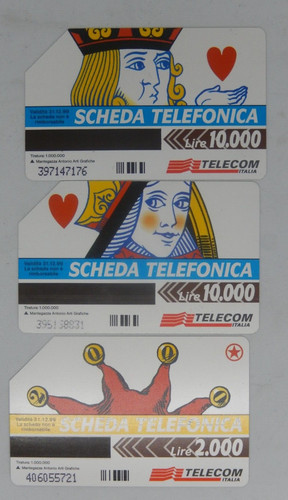 Schede telefoniche telecom - schede,