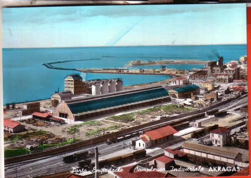Cartolina porto empedocle - cartolina,