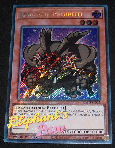Yugioh exodia il proibito - exodia,