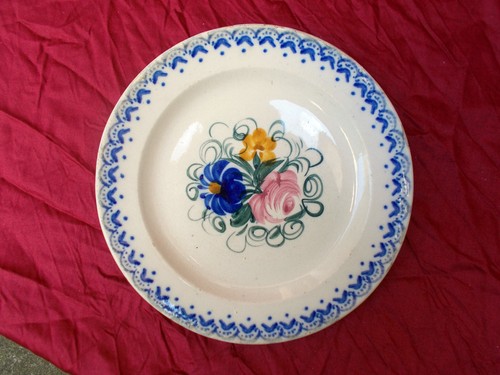 Bel piatto floreale antico - bel,