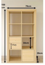 Scaffale IKEA a 8 cubi