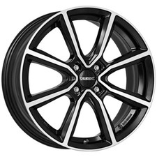 CERCHIO IN LEGA DEZENT TN DARK PER FIAT 600 5.5X14 4X98 BLACK/POLISHED CPY