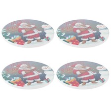 4 PCS Sottobicchieri Ceramica