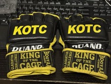 KOTC OUANO MMA Gladiator Challenge Fight Gloves Sz Medium RARE KING OF THE CAGE