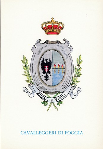 Cartolina cavalleria stemma - cavalleria:,