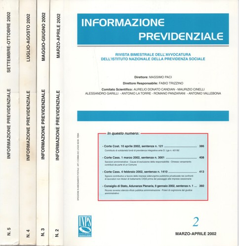 Informazione previdenziale - ,