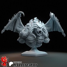 Balrog Bust – The Lord of the Rings - 3D Printed Resin Miniature – Unpainted