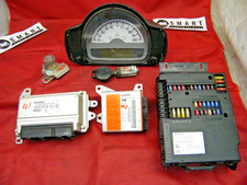 KIT CENTRALINA SMART CAR 451 FORTWO COUPE 2009-2012 - MHD 1.0 BENZINA E UNITÀ SAM E SERRATURE