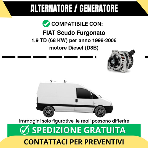 Alternatore fiat scudo - fiat,