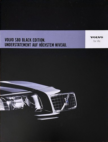 Volvo s80 black - s80, edition
