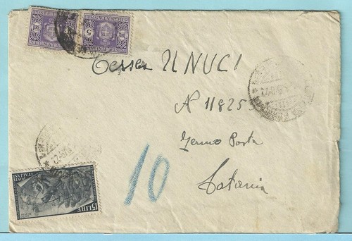 Storia postale busta con - storia,
