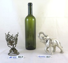 PICCOLO VASO ART NOUVEAU STILE LIBERTY LUMINO CANDELIERE STATUINA ELEFANTE B17