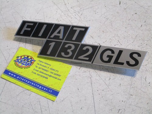 Scritta posteriore fiat 132 - scritta,