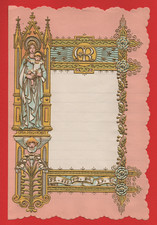 LETTERINA DI NATALE NON SCRITTA IN RILIEVO BIMBA PERFETTA  VINTAGE ANNI 40 N°8