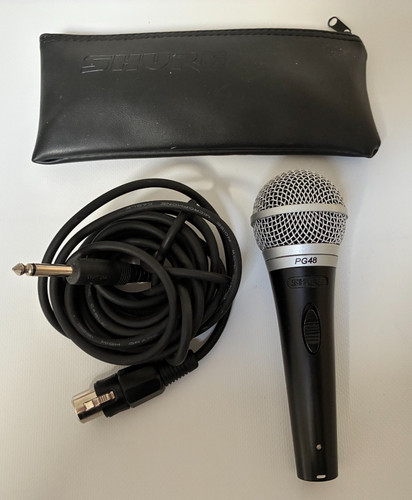 Microfono shure pg48 con cavo - shure,