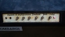 amplificatore chitarra Lombardi vintage 1969 100 watt completamente valvolare 