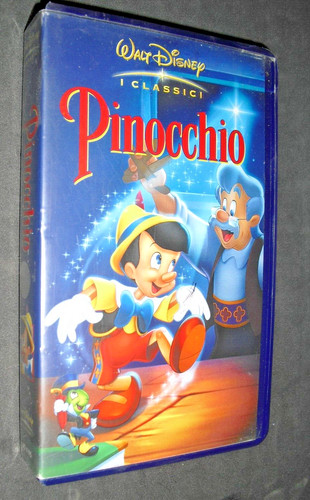 Vhs disney pinocchio - vhs-,
