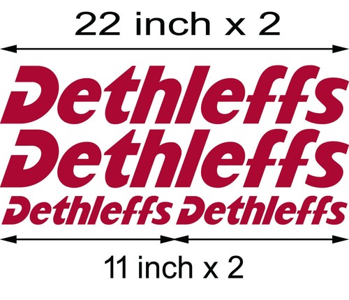 Dethleffs adesivi decalcomanie - dethleffs,