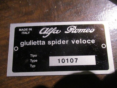 Targa alfa romeo - romeo,