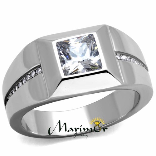 Anello uomo acciaio - anello,