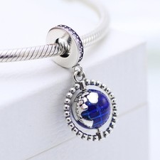Charm Pandora Globo Spinning