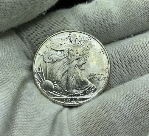 Mezzo dollaro 1942 - , walking