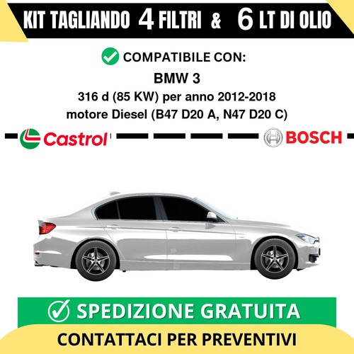 Tagliando per bmw 316 - per, 3