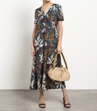 MAX MARA abito lungo 100% seta