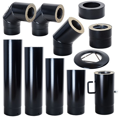 Tubo stufa pellet doppia