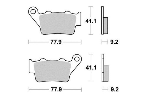 Pastiglie freno sinter - pastiglie, grip