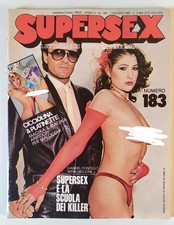 SUPERSEX 183 raro fotoromanzo 1985 G. Pontello Cicciolina Ilona Staller rivista
