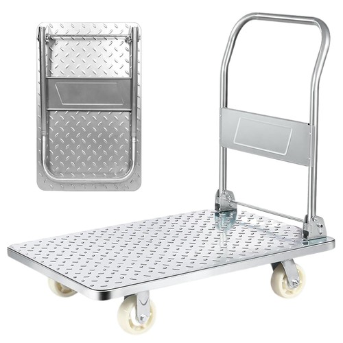 Carrello piattaforma con - carrello, a