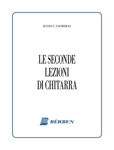 Sagreras seconde lezioni - sagreras, le