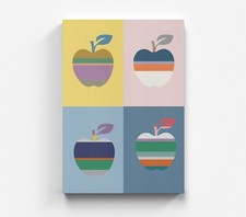 Frutta quadro da parete mele