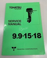 Manuale officina cod 003-21032-0 per motori Tohatsu 9,9/15/18 HP 2T (in inglese)