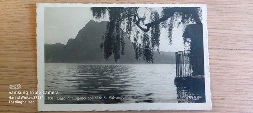 Cartolina lago lugano - cartolina,