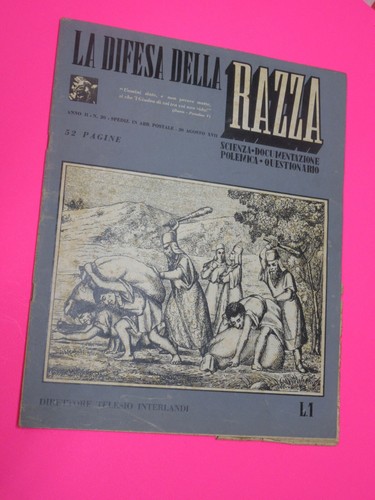 Rivista difesa della razza - rivista,