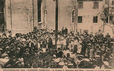 VENEZIA Campo S. Giacomo Dall’Orio Inaugurazione Bandiera Veneziana Cartolina