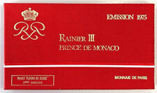 Monaco Ranieri III - Coffret Serie 1975 7 monete FdC - Seconda emissione KM#MS2