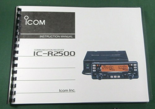 Icom r2500 manuale - icom, ic-r2500