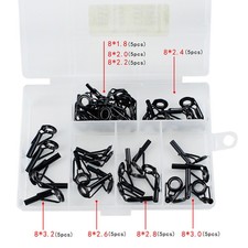 40PCS Freshwater Rod Guide