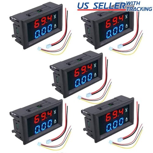5pcs 100v 10a voltmetro - 5pcs, dc
