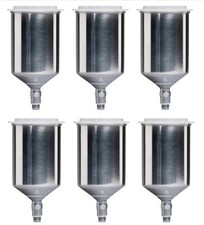 Devilbiss 803610 StartingLine 600cc Aluminum Gravity Cup for Spray Guns (6 Pack)
