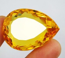 Topazio giallo taglio pera