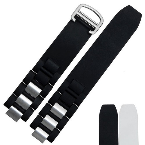Cinturino gomma nera per - nera,