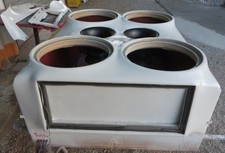 STRUTTURA BAGAGLIAIO BOX CASSA SUBWOOFER 380MM 38CM PUNTO EVO MDF VETRORESINA 