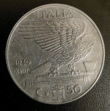 🦅 50 Centesimi 1940