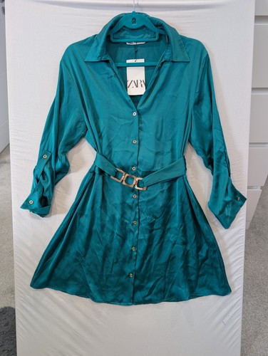 Abito camicia donna zara verde - donna,