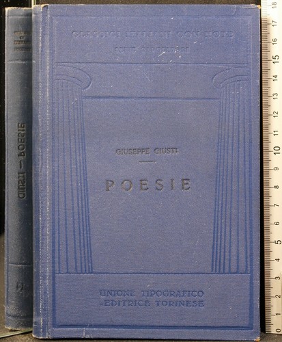 Poesie giuseppe giusti - poesie., utet.